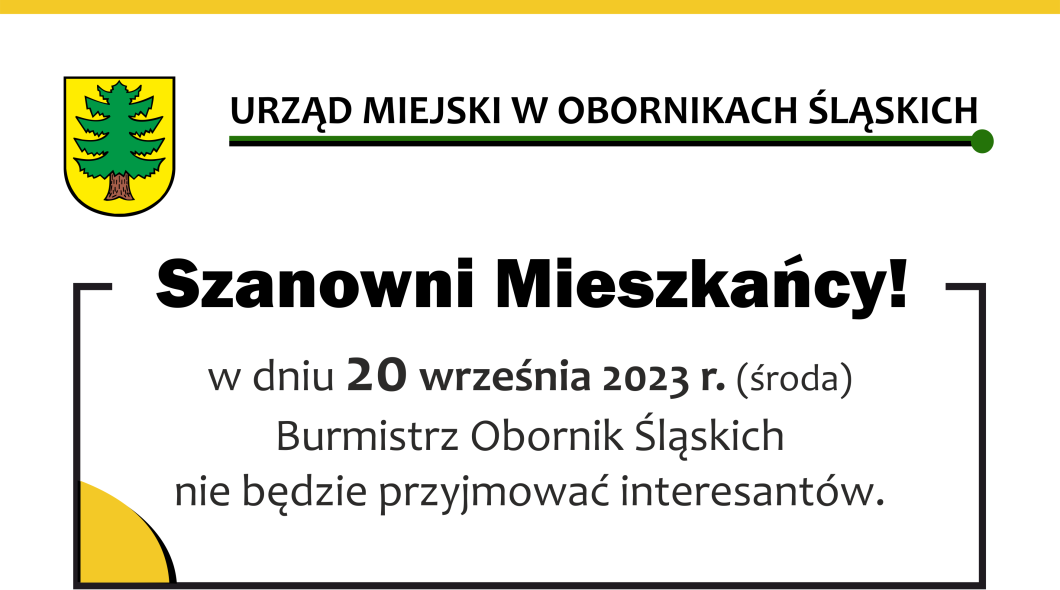 Informacja dla mieszkańców