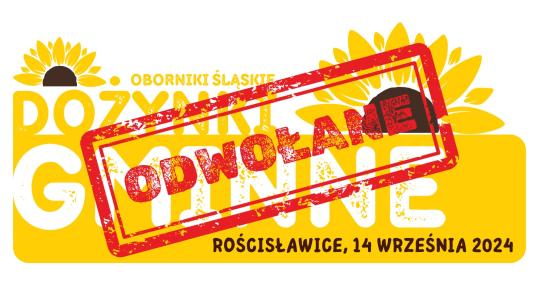 dożynki Gminne odwołane